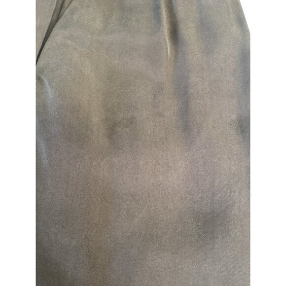 Amadi For Amour Vert Womens Wide-Leg Cropped Pants M Tencel Elastic Waist Brown - Picture 9 of 9